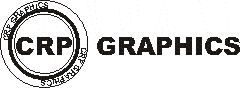 CRP Graphics black and white logo
